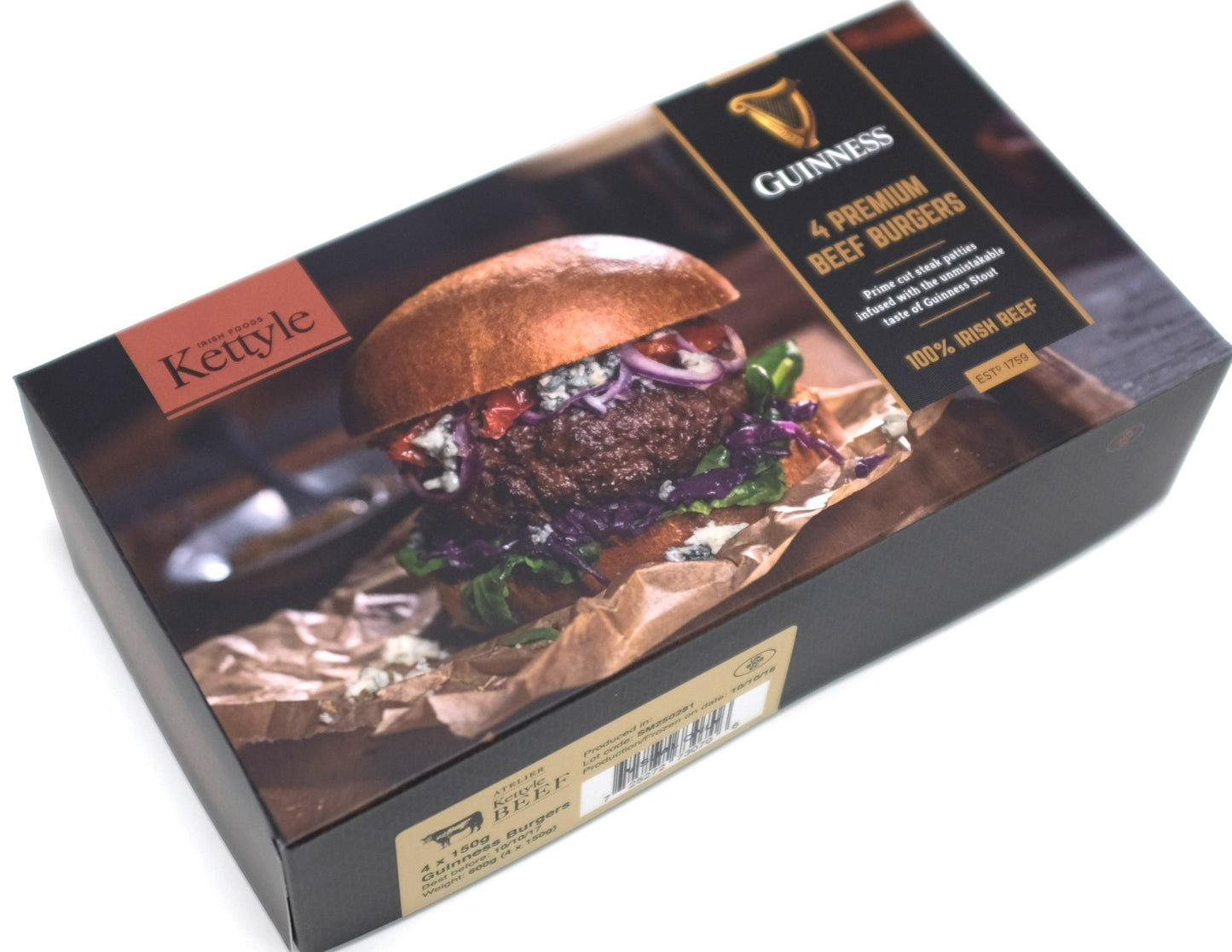 Guinness Burgers 150g x 4