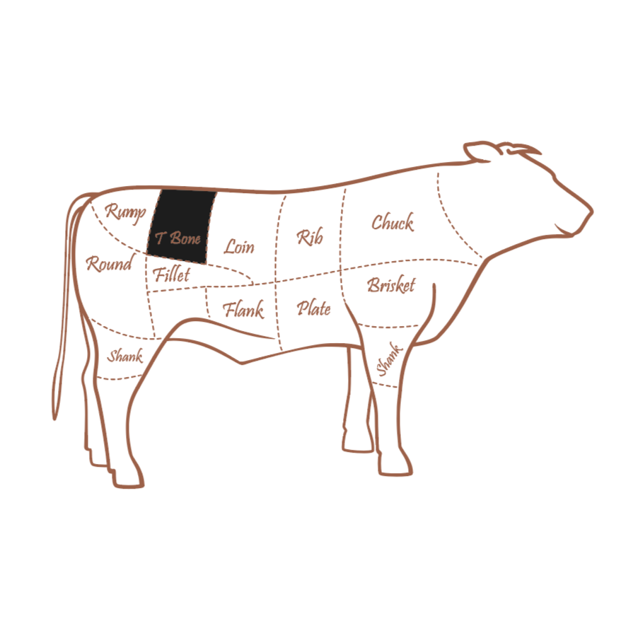Salt Moss Dry Aged T-Bone Steak